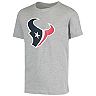 Youth Heathered Gray/Navy Houston Texans Goal Line Stand T-Shirt Combo Set