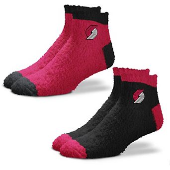 Women's For Bare Feet Portland Trail Blazers 2-Pack Team Sleep Soft Socks
