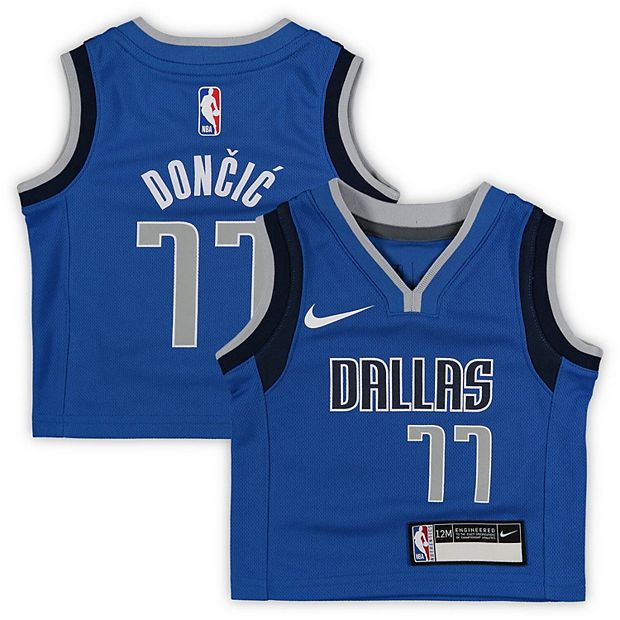 Infant Nike Luka Doncic Blue Dallas Mavericks 2020/21 Jersey - Icon Edition