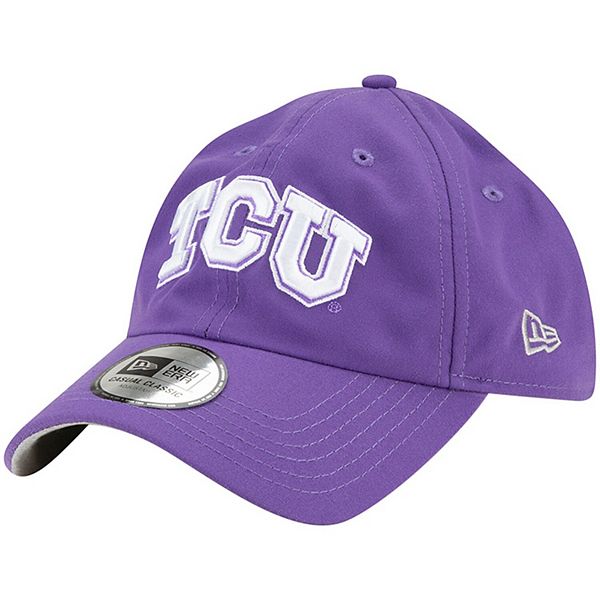 Men's New Era Purple TCU Horned Frogs Logo Basic 59FIFTY Fitted Hat