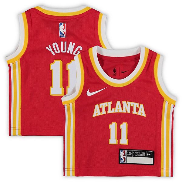  Trae Young Atlanta Hawks NBA Boys Youth 8-20 Red Icon Edition  Swingman Jersey (as1, Alpha, s, Regular) : Sports & Outdoors