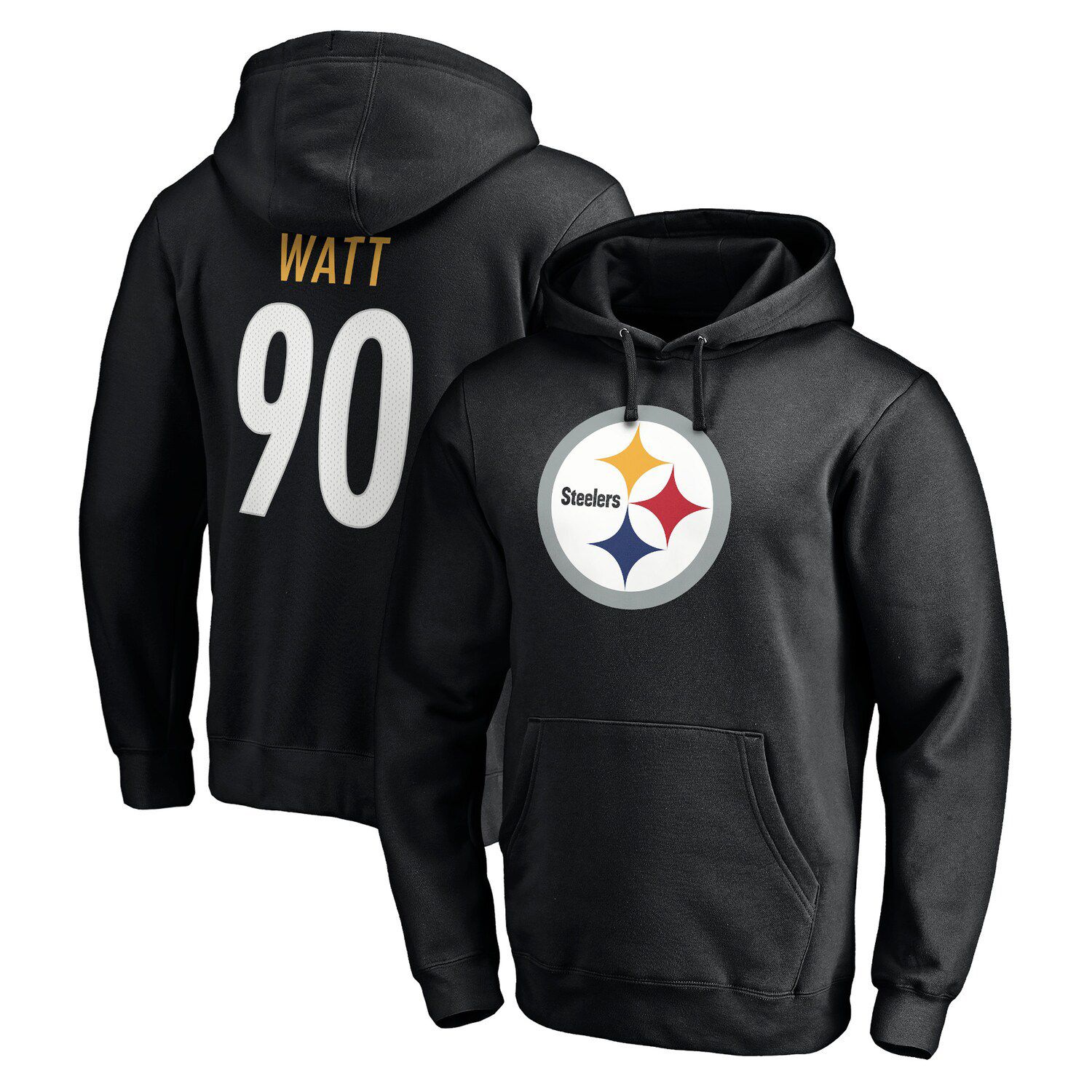 T.J. Watt Pittsburgh Steelers Youth Mainliner Player Name & Number Long  Sleeve T-Shirt - Black