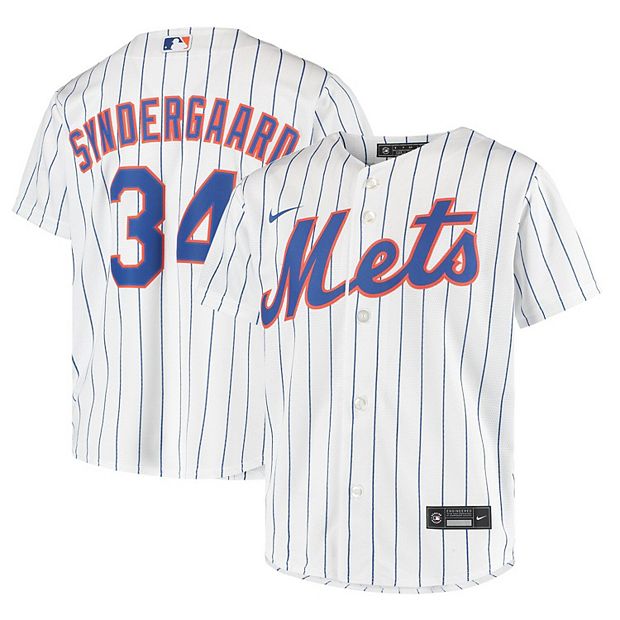 Youth New York Mets Noah Syndergaard White Player Replica Jersey
