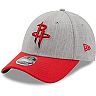 Men's New Era Heathered Gray Houston Rockets The League 9FORTY Snapback Hat