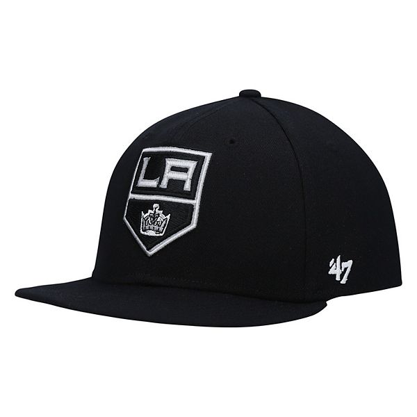Men's '47 Black Los Angeles Kings Defender Flex Hat