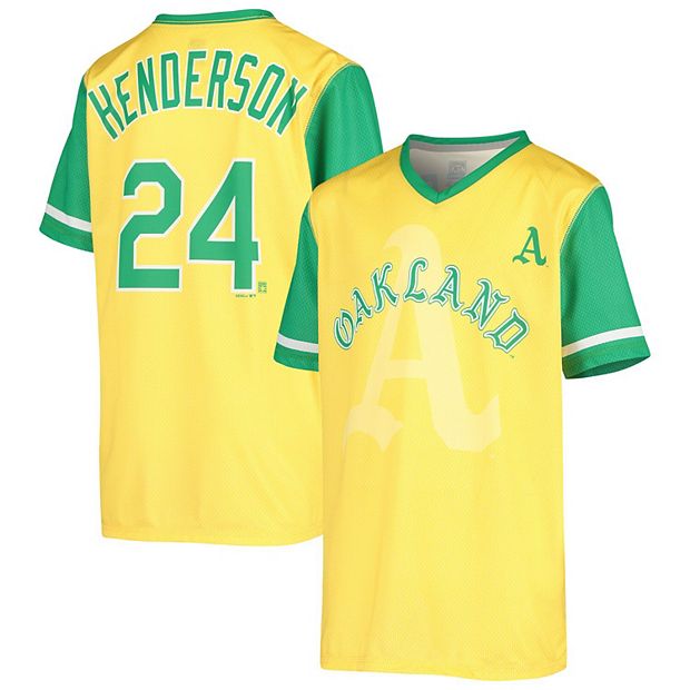 Rickey Henderson Yellow MLB Jerseys for sale