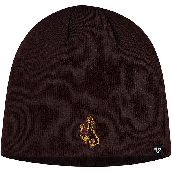 Wyoming Cowboys Tassel Beanie - Brown