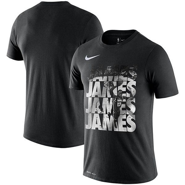 Lebron james black t hot sale shirt