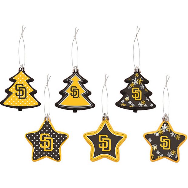 Santa Cruz Holiday Tree Ornament Set (4 pack) Gold - CalStreets BoarderLabs