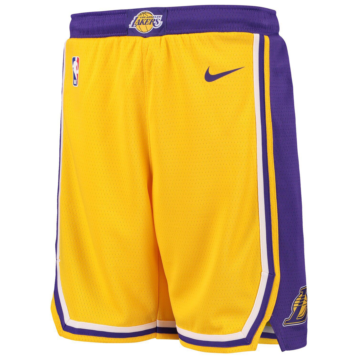 nike lakers practice shorts