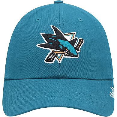 Women's '47 Teal San Jose Sharks Team Miata Clean Up Adjustable Hat