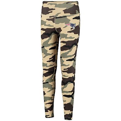 Girls Youth Camo New England Patriots Left Right Left Leggings