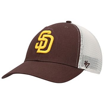 San Diego Padres '47 Flagship Washed MVP Trucker Snapback Hat