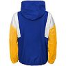 Youth Blue St. Louis Blues Stadium Colorblock Full-Zip Windbreaker Jacket