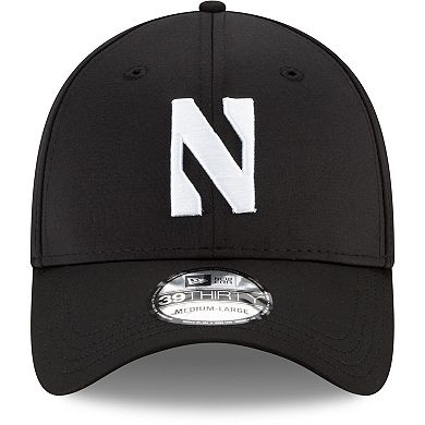 Men's New Era Black Northwestern Wildcats Campus Preferred 39THIRTY Flex Hat