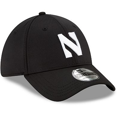 Men's New Era Black Northwestern Wildcats Campus Preferred 39THIRTY Flex Hat