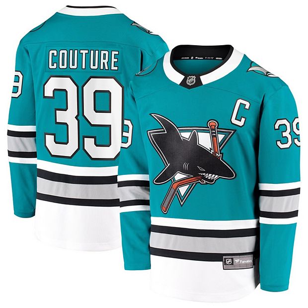 Men's Fanatics Branded Logan Couture Teal San Jose Sharks 30th