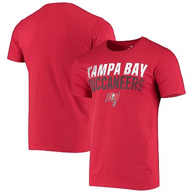 Men's Fanatics Branded Red Tampa Bay Buccaneers Fade Out T-Shirt