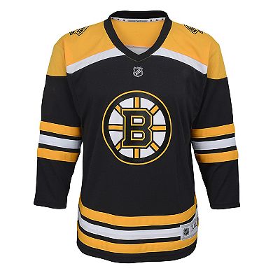 Toddler David Pastrnak Black Boston Bruins Home Replica Player Jersey