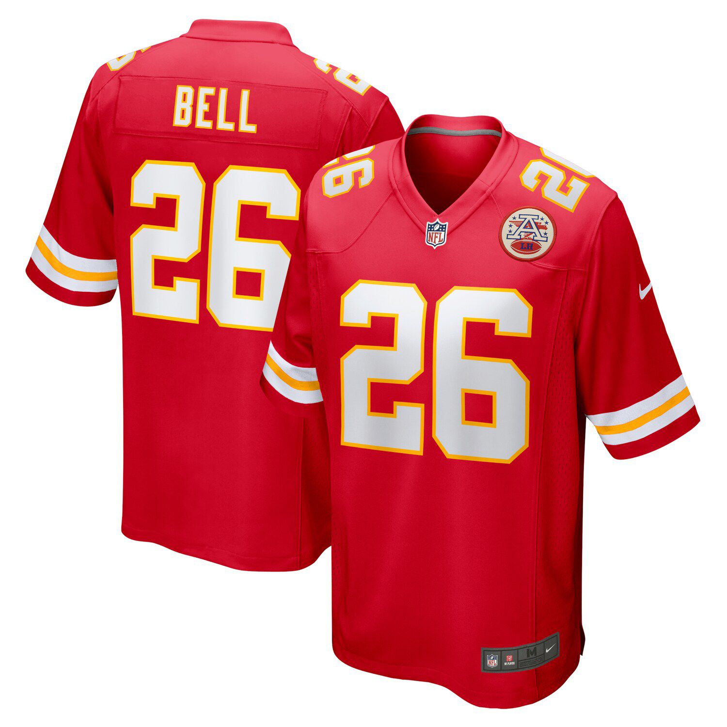 Nike Kansas City Chiefs No26 Le'Veon Bell White Men's Stitched NFL New Elite Jersey