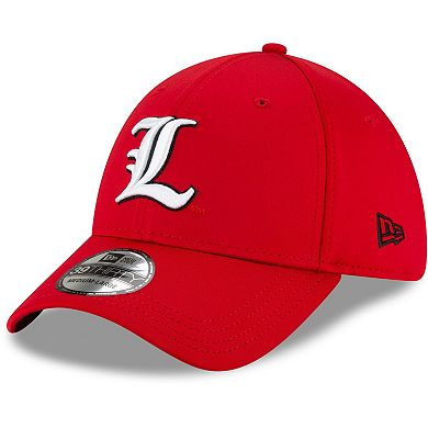 Men's New Era Red Louisville Cardinals Campus Preferred 39THIRTY Flex Hat