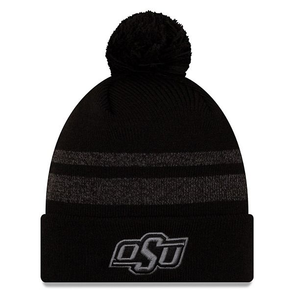 Men's Nike Gray Oklahoma State Cowboys Throwback Patch Cuffed Knit Hat