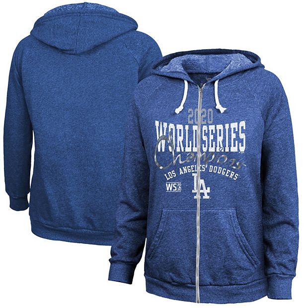 LOS ANGELES DODGERS 2020 World Series Champions Hoodie Sweatshirt FANATICS  Grey