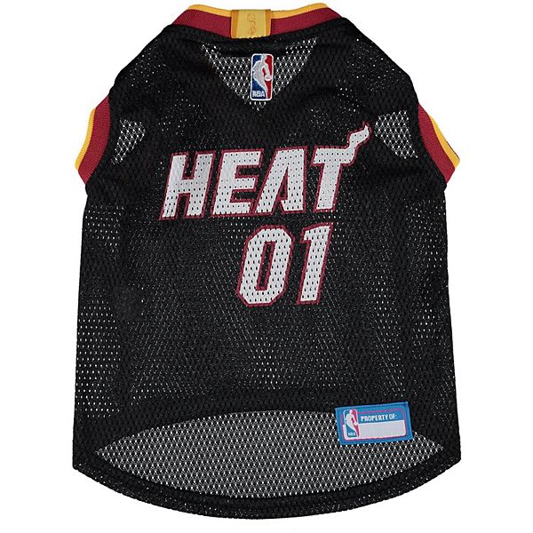 Miami Heat Mesh Dog Basketball Jersey