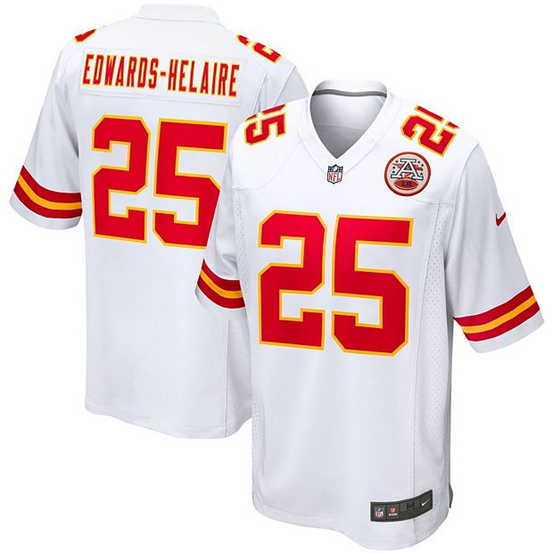 Nike Youth Nike Clyde Edwards-Helaire White Kansas City Chiefs Game Jersey