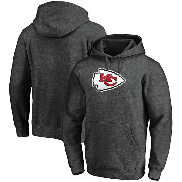 Men's Fanatics Branded Heathered Charcoal Kansas City Chiefs Big & Tall  Practice Pullover Hoodie