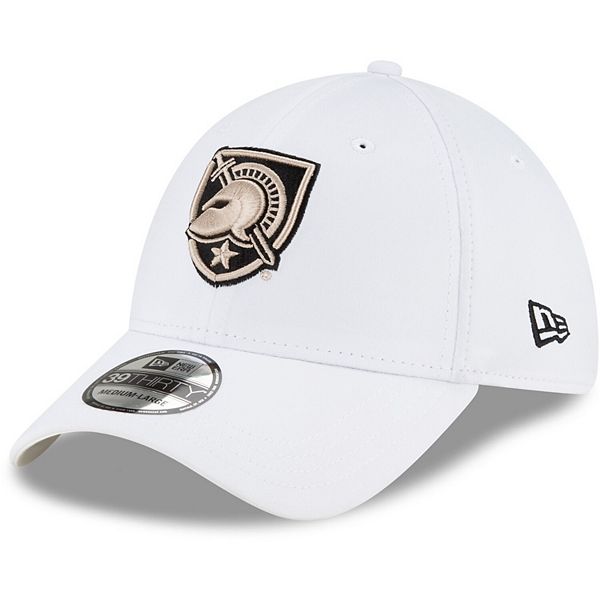 Men's New Era White Army Black Knights Campus Preferred 39THIRTY Flex Hat