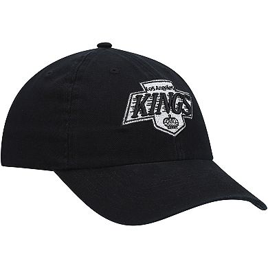 Men's '47 Black Los Angeles Kings Team Clean Up Adjustable Hat