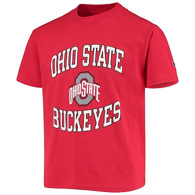 Youth Champion Scarlet Ohio State Buckeyes Circling Team Jersey T-Shirt
