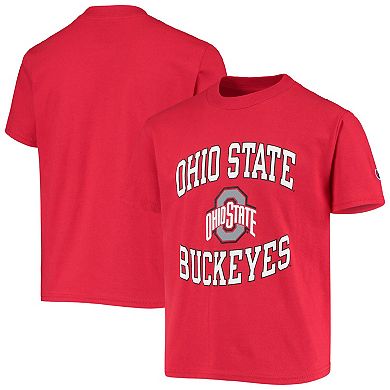 Youth Champion Scarlet Ohio State Buckeyes Circling Team Jersey T-Shirt