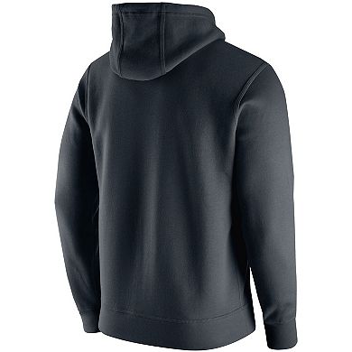 Men's Nike Black Ohio State Buckeyes Retro Football Club Fleece Pullover Hoodie