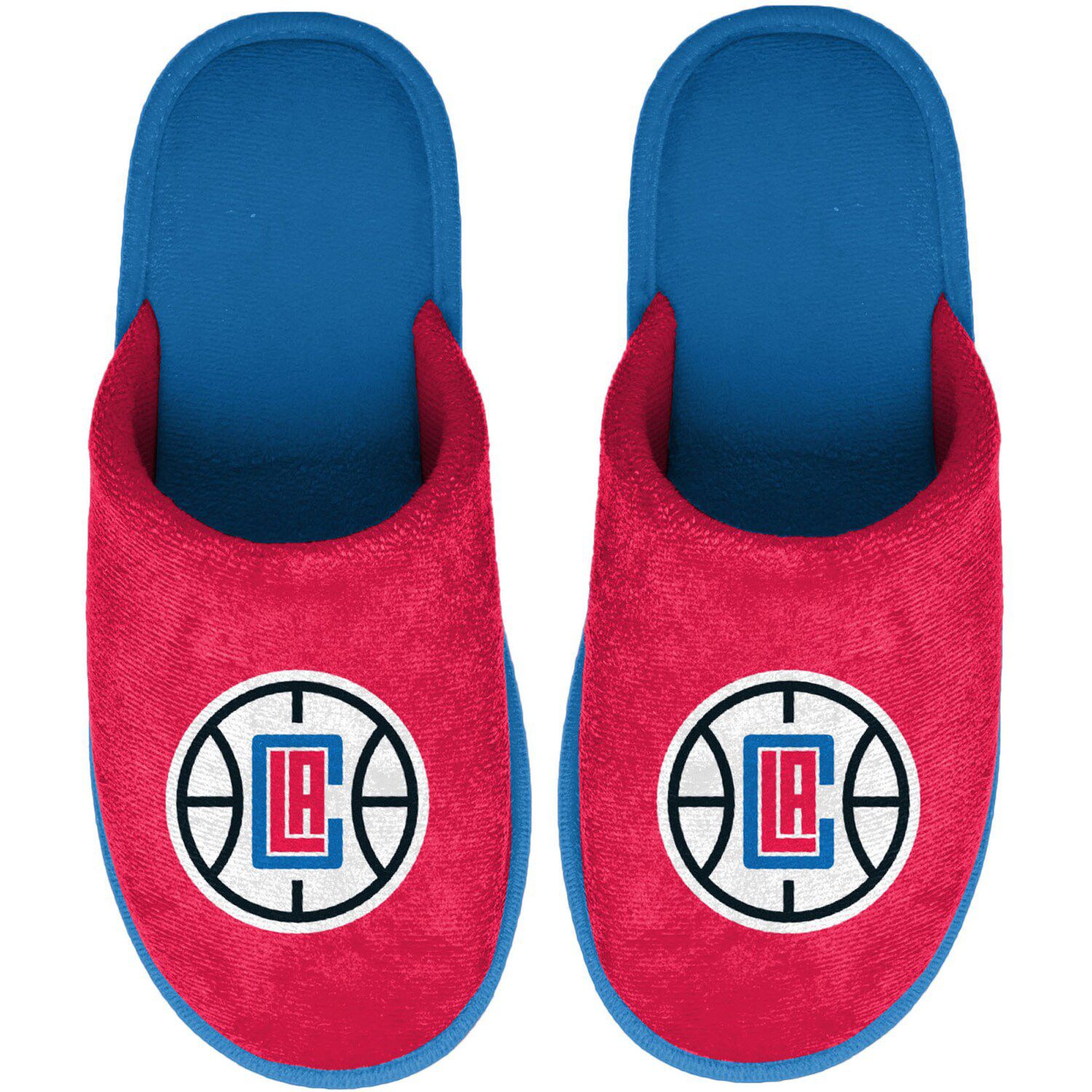 Image for Unbranded Youth FOCO Red LA Clippers Big Logo Scuff Slippers at Kohl's.