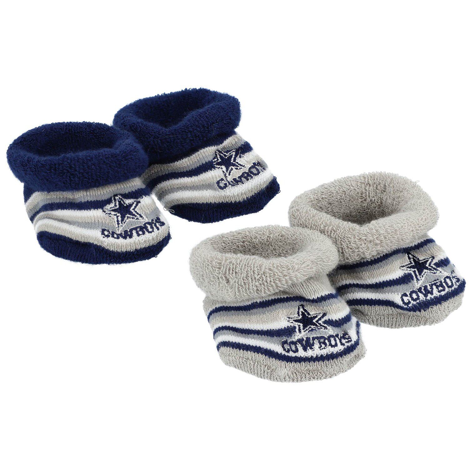 dallas cowboys baby booties