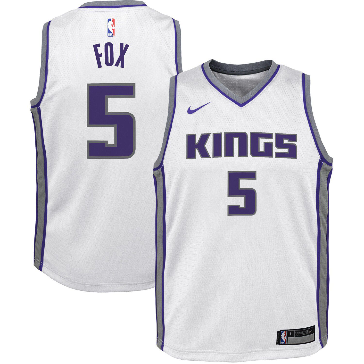 sacramento kings white jersey