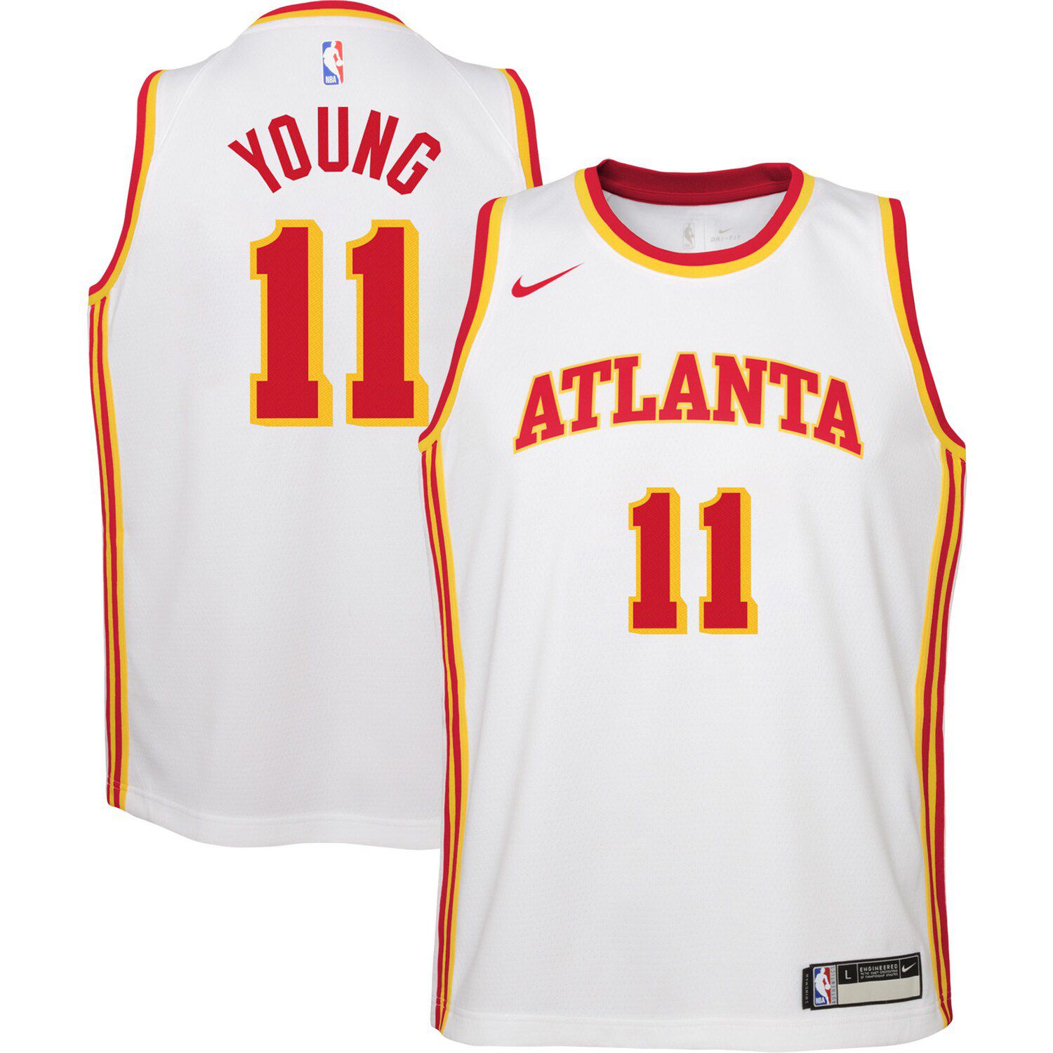 trae young white jersey