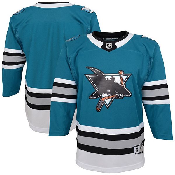 Youth Teal San Jose Sharks 30th Anniversary Premier Jersey