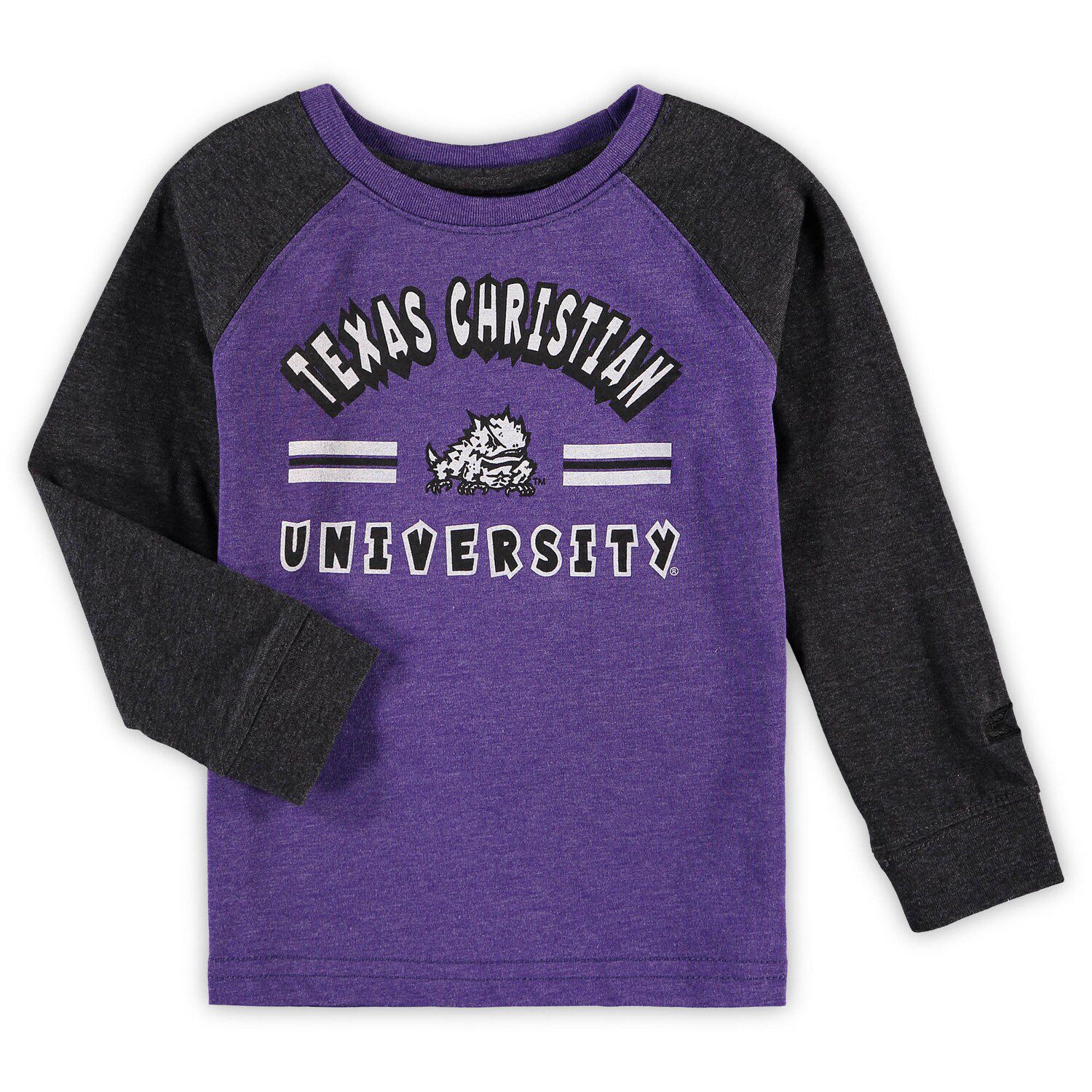 purple raglan shirt