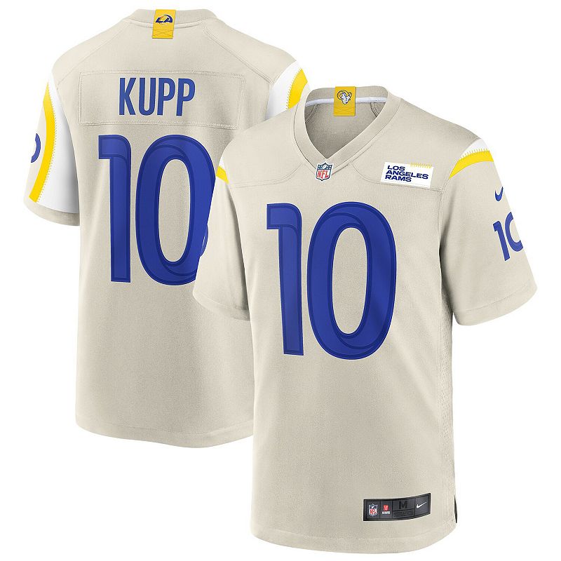 Mens Nike Cooper Kupp Bone Los Angeles Rams Game Jersey, Size: Small, Beig