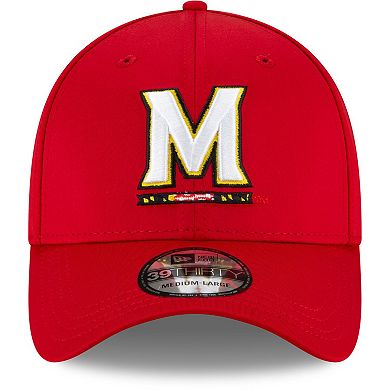 Men's New Era Red Maryland Terrapins Campus Preferred 39THIRTY Flex Hat