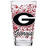 Georgia Bulldogs 16oz. Floral Pint Glass
