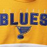 Girl's Youth Gold St. Louis Blues Fan Moment Pullover Sweatshirt