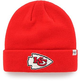 Youth '47 Red Kansas City Chiefs Basic Cuffed Knit Hat