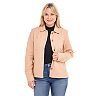 Women's Sebby Collection High-Low Shirt Jacket