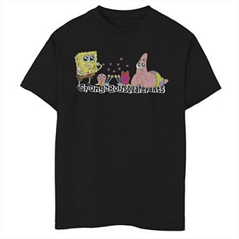 Boys 8-20 SpongeBob SquarePants Patrick Star Snail Hearts Graphic Tee