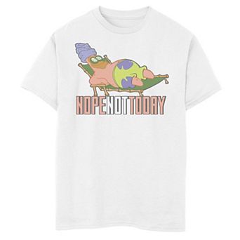 Boys 8-20 SpongeBob SquarePants Patrick Nope Not Today Graphic Tee