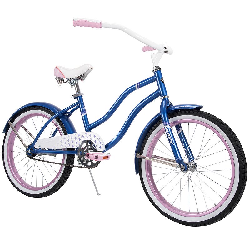 Huffy 20-Inch Good Vibrations Girls Cruiser Bike, Blue